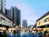 阳逻第一个高端综合体项目，建成后将是新城区首条商业步行街。