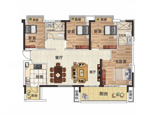 贵阳恒大珺睿府户型图