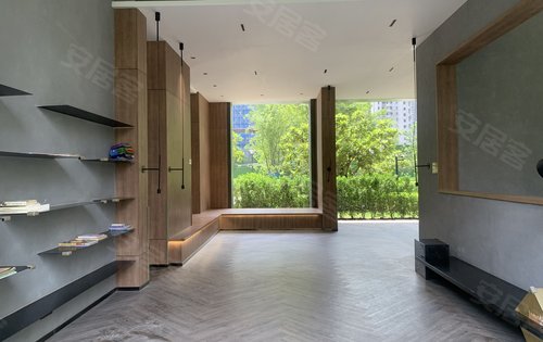 万科翡翠东方动态:架空层的阅读休闲区-无锡安居客