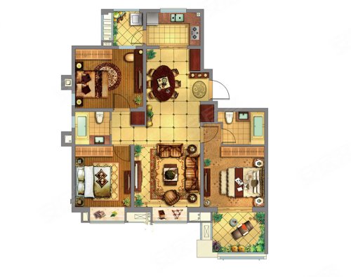 海上湾·闻涧户型图