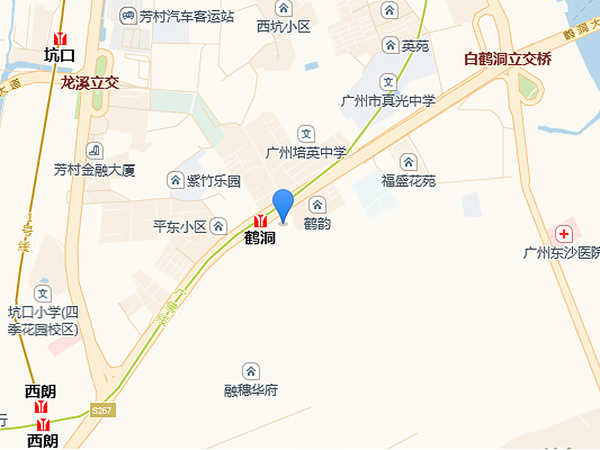 广州芳村街道地图图片