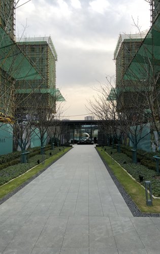 绿城明月山南动态:二期洋房园区景观展示-淮南安居客