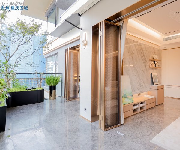 华侨城熙宸A1户型偶数层，华侨城熙宸4室2厅2卫1厨约119.00平米户型图，朝南北朝向 - 重庆安居客