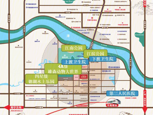 上福新城楼盘区位规划