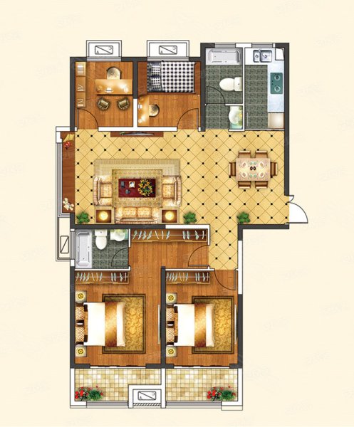 阳光国际自贸大厦户型图