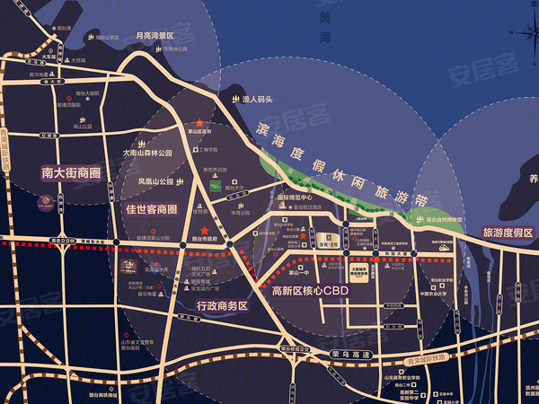 烟台保利堂悦，烟台烟台保利堂悦房价，楼盘户型，周边配套，交通地图，科技大道与海博路交口 - 安居客