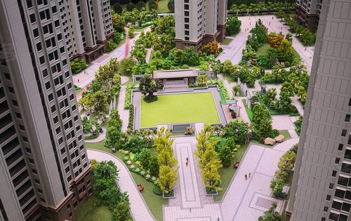 围合式布局采光通风效果好