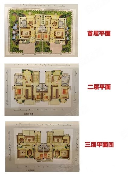 台山碧桂园白鹭湾别墅g165户型,台山碧桂园别墅约259.