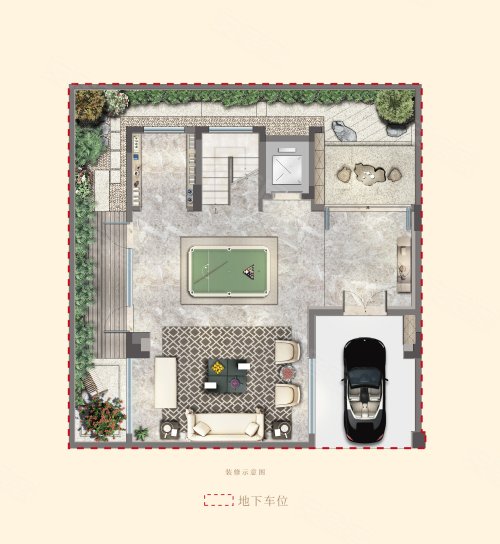 绍兴棠颂和鸣276㎡户型，绍兴棠颂和鸣别墅约276.00平米户型图，朝南朝向 - 绍兴安居客