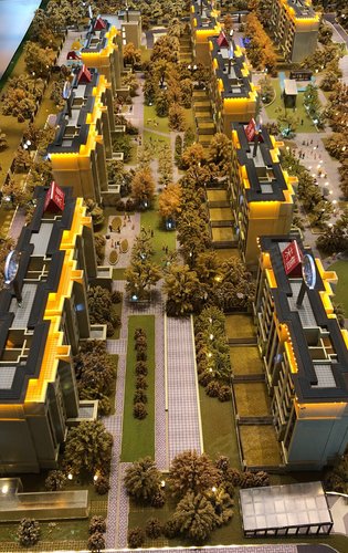 洋房楼间距宽敞采光效果挺不错