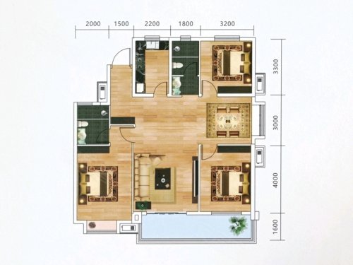 全景外滩二期户型图