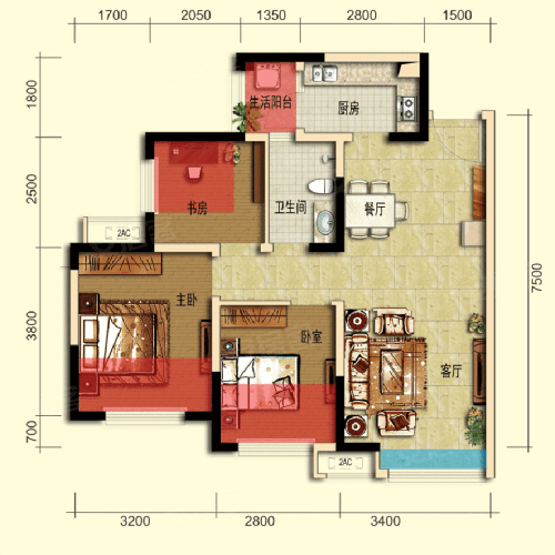 龙城半岛户型图