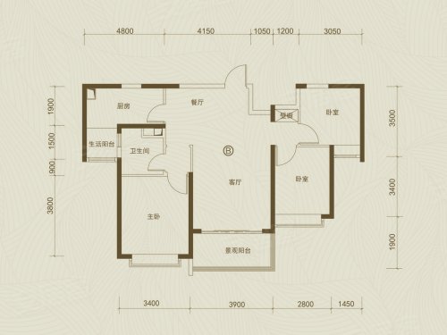 蘭州恒大帝景戶型圖