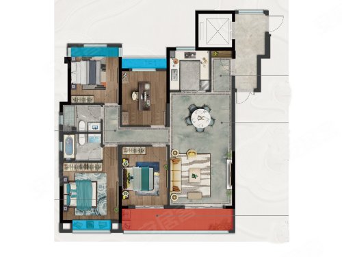 宏地首府户型图