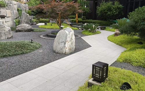 小区打造新中式园林景观绿化率35园林景观面积三万六千平方米