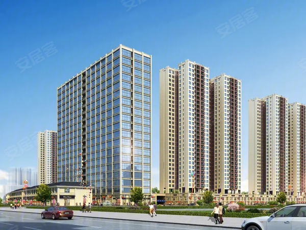 兴昂国际城楼盘建筑物外景