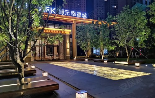 博元幸福城动态:景观园林一角-安康安居客