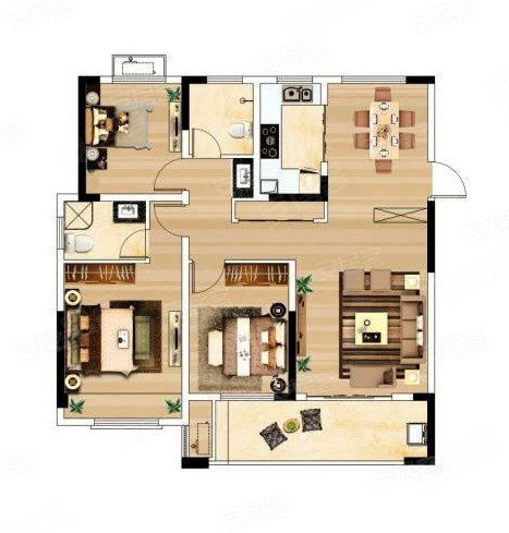 淮海翰府三期户型图