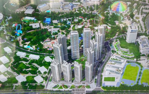 华润置地长隆万博悦府动态:整个小区12栋楼,呈围合式布局,最大的采光、景观、通风性。-广州安居客