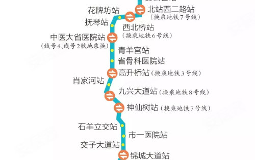 成都地铁线路图5号线图片