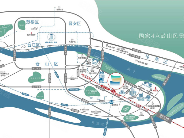 嘉里建设-榕城江上图,福州嘉里建设-榕城江上图房价,楼盘户型,周边配套,交通地图,南江滨东大道与樟岚路交界(南江滨大道金沙公园旁) - 安居客