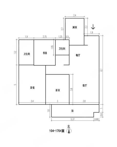 徐州楼盘 新城区楼盘 奥体中心楼盘 时代艺境南 户型图(1/1) 视频加载
