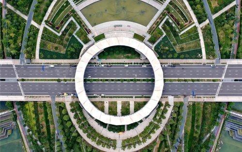 旭輝·空港時代·曦園動態:雙鶴湖中央公園.-鄭州安居客