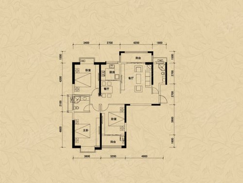 罗马景福城户型图