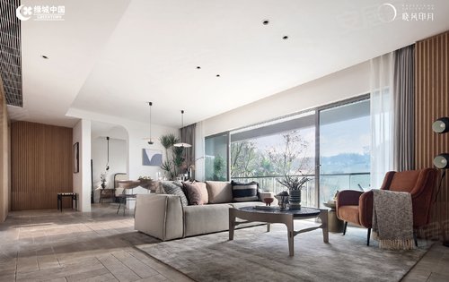 绿城晓风印月动态:绿城晓风印月C户型套内114建面143、样板间的实景图,太美了-重庆安居客