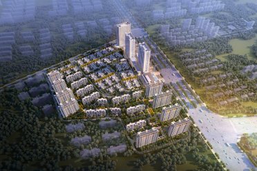 西安西咸新区泾河新城西咸城投新华阙楼盘新房真实图片