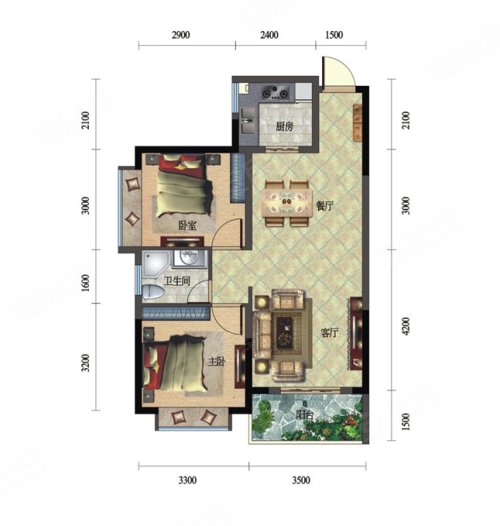 置地·御海公馆户型图