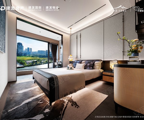 建发·灯湖缦云建面195平米户型，建发·灯湖缦云4室2厅3卫1厨约195.00平米户型图，朝南北朝向 - 佛山安居客