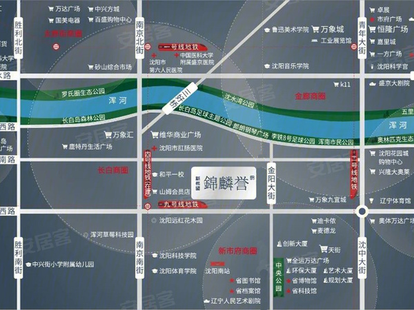 新希望·锦麟誉,沈阳新希望·锦麟誉房价,楼盘户型,周边配套,交通地图,金阳大街与长白南路交汇处 - 安居客