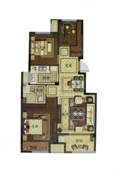 嵊州融信学院府户型图