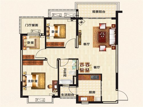 遵义恒大城户型图