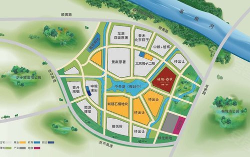 孙河纯粹的别墅区规划完整区域圈层纯粹