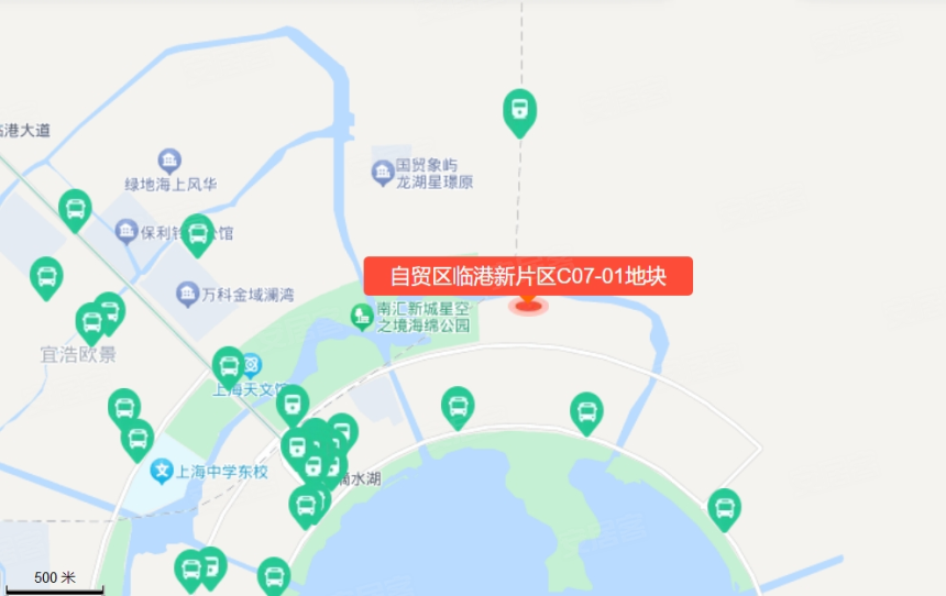 上海临港地图图片