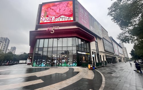 项目旁南翔图书馆  以及五彩城购物中心实拍