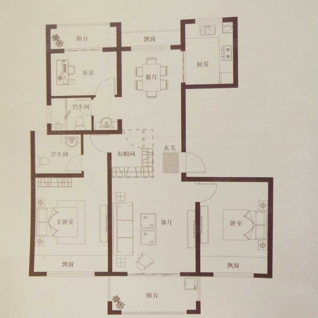 全椒君悦华府户型图图片