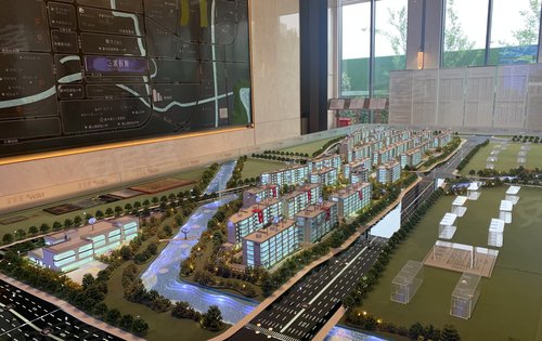 即将开始认筹现场动态看房现场滨江新希望滨辰府楼盘点