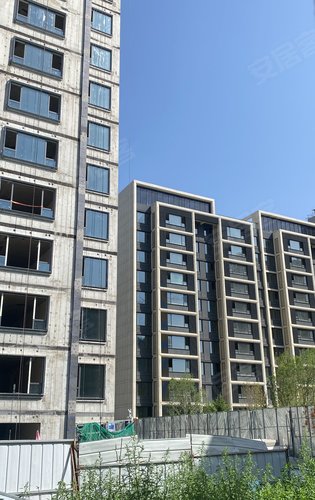 金地峯启未来动态:北地块洋房的两栋楼都在每日变化中，金地明显很大-呼和浩特安居客