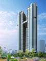 城市中央商业中心投资性物业超高层电梯建筑