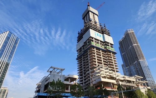 梅溪湖商业起点金茂大厦318米地标