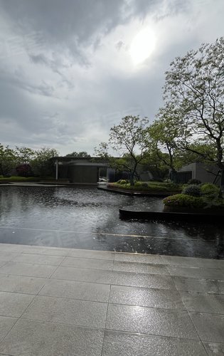 美的龙湖君兰天玺动态:小区会客区绿化景观-义乌安居客