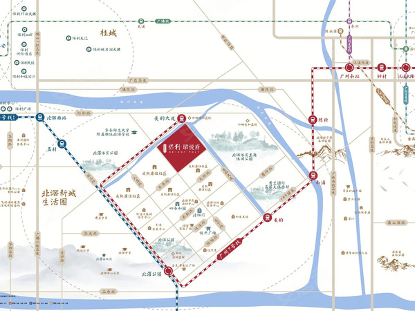 保利珺悦府,佛山保利珺悦府房价,楼盘户型,周边配套,交通地图,北滘新城美的大道地铁站D出口 - 安居客