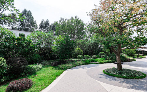 约3万㎡城市绿化广场,专门聘请打造日本六本木新城景观设计的日本凤