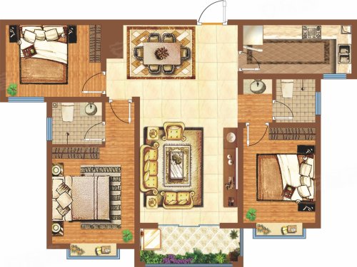 水木清华户型图