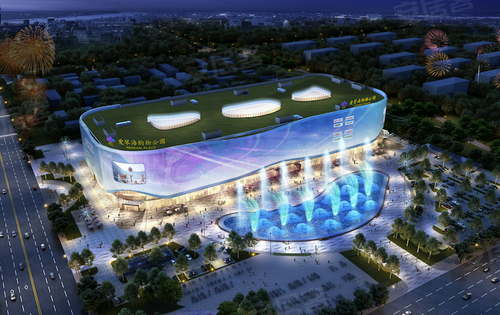 红星爱琴海城市购物公园,今年10月份建成投入使用.