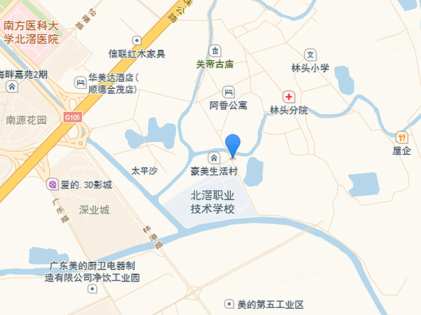 尚悦名都花园交通位置图