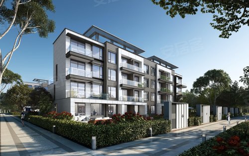 我们洋房和叠加的外立面效果图超大窗墙比好喜欢心动的小伙伴赶紧联系